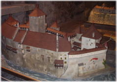 シヨン城の模型です〜